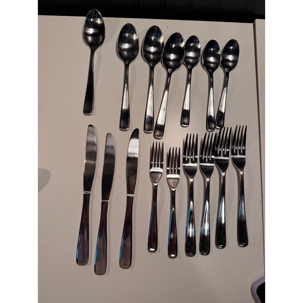Hampton Forge BALANCE Stainless Steel Flatware Set 16 Piece Assorted